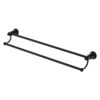  Electroplated Matte Black  Lillian Double Towel Rail